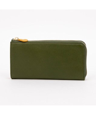 UNBILLION アトランタ ATLANTA / 牛革L字ファスナー長財布 グリーン