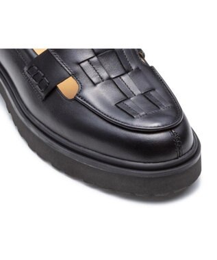 REGAL FOOT COMMUNITY 【リーガルレディース】F80R イントレチャートローファー カジュアルシューズ ブラック