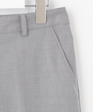 J.PRESS LADIES 【洗える・撥水・防汚】コットンFITTYシャーク テーパード パンツ ライトグレー系