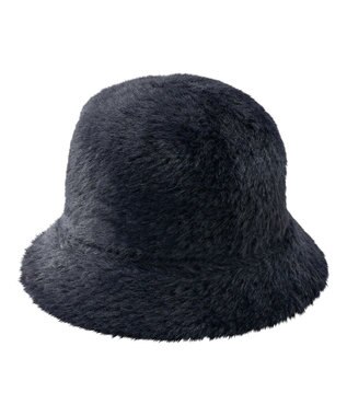 MOONBAT estaa ボリュームヘアリーサーモ バケットハット／サイズ調整可／手洗い ブラック