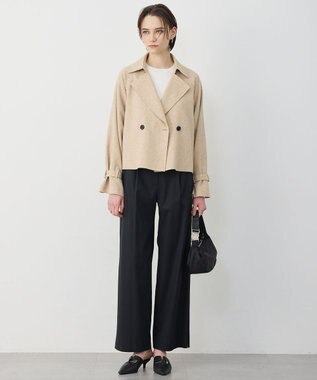 ICB L オーガニックコットン リブニット オフホワイト