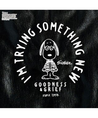 ROOTOTE 8447【スヌーピー】IP.ルーショッパー.メタリック.ピーナッツ-0Q 01：ブラック