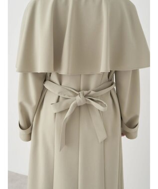 earth music&ecology ２ＷＡＹケープトレンチコート Light Khaki