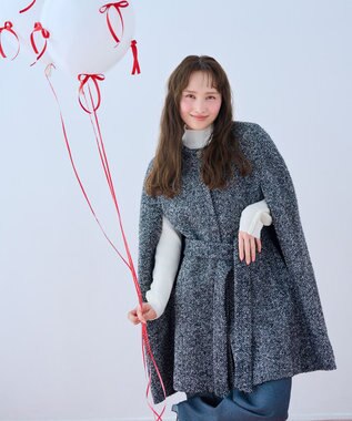 TOCCA 【消臭】SNOWBERRY POCKET TWEED ポンチョ