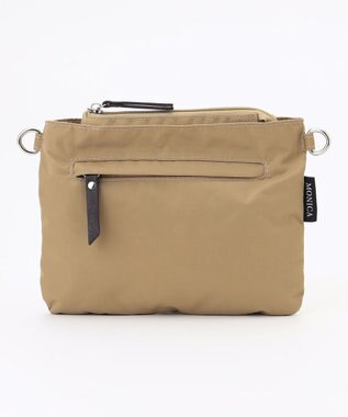LA BAGAGERIE 【MONICA】ポーチ付き4WAYリュックサック ベージュ