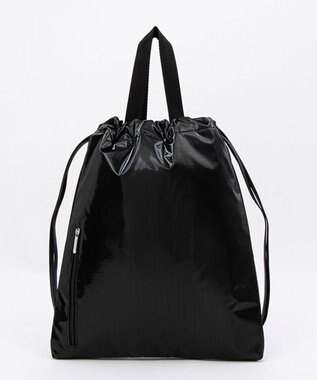 LeSportsac TH CITY KNAPSACK/アップタウンブラックシャイン/ブラック アップタウンブラックシャイン/ブラック