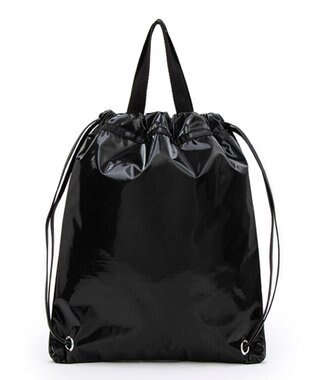 LeSportsac TH CITY KNAPSACK/アップタウンブラックシャイン/ブラック アップタウンブラックシャイン/ブラック