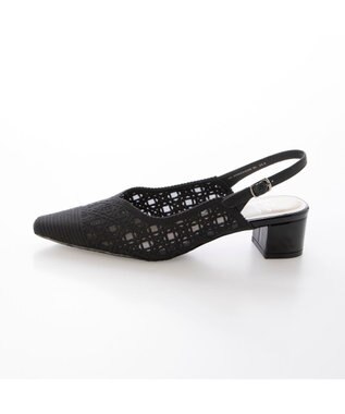 Riz raffinee <Riz raffinee>バックバンドパンプス ブラック