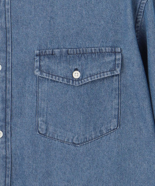 J.PRESS MEN 【WEB・一部店舗限定】ダンガリーデニム シャツ / B.D. サックスブルー系