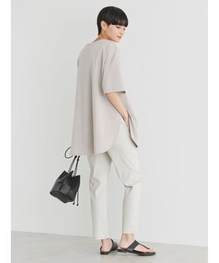 AMERICAN HOLIC 抗菌防臭　Ｄａｉｌｙ！　裾ラウンドカットチュニック1 Gray Beige