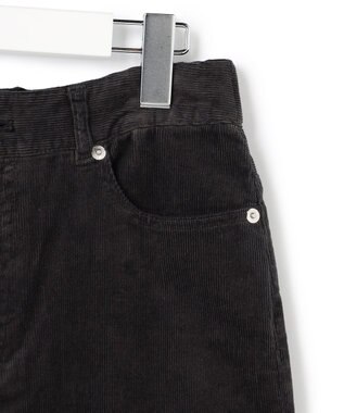 23区 【先行予約】コットンコーデュロイストレッチ ワイドパンツ グレー系