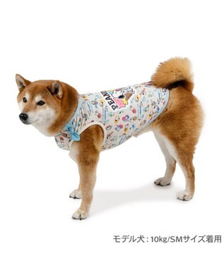 PET PARADISE スヌーピー エコメイド  タンクトップ 《アイス柄》 中型犬 大型犬 ホワイト