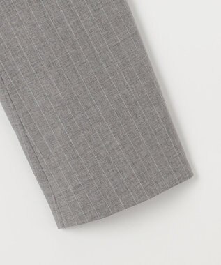 J.PRESS LADIES 【セットアップ対応】BAHARIYE2 ノーカラー ジャケット ライトグレー系1