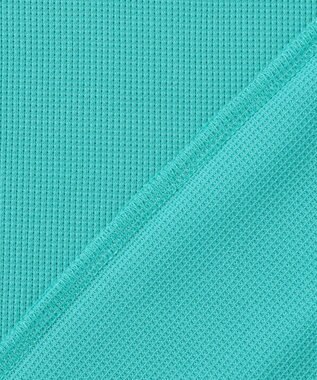 23区GOLF 【MEN】 4色から選べる ミニワッフルモックネック ターコイズブルー系