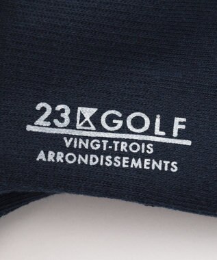 23区GOLF 【MEN】ロゴハーフソックス ネイビー系