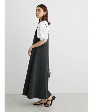 Green Parks BEST PRICE 前後２ｗａｙカットリブキャミワンピース Gray