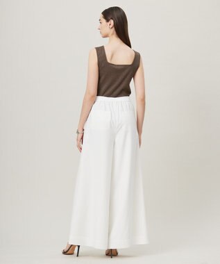 ICB L 【一部カラーのみ接触冷感・洗える】UnleashLite タックパンツ オフホワイト系