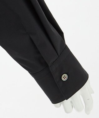 23区 S 【GOLD LABEL】ライトタフタ チュール刺繍 シャツ ブラック系