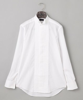 GOTAIRIKU 【WEAR BLACK】ブザム比翼ウィングカラー ドレスシャツ ホワイト系