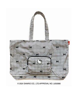 ROOTOTE 8395【サンリオ】IP.グランデ.パッカブル.ハローキティ-A 01：ハウンドトゥース