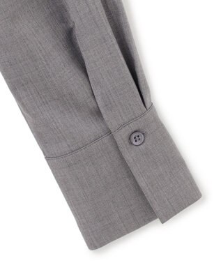 ICB 【洗える】 TWブロード シャツ ライトグレー系