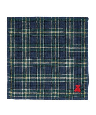 MIKI HOUSE HOT BISCUITS 【ふわはだたおる】タオルハンカチ 紺