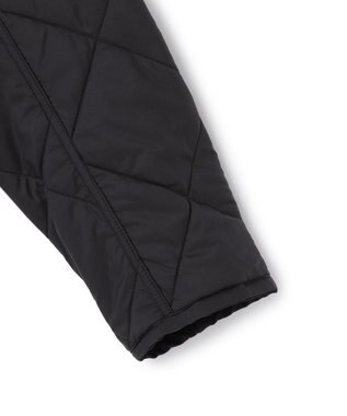 ICB 【リバーシブル着用可能】 リバーシブルキルト ミドル丈コート チャコール×ブラック系