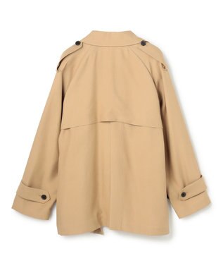 BEIGE， VESZELYITE / ラップショートトレンチコート Camel