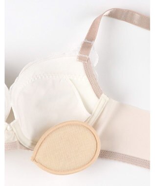 Wing ブラジャー もちっとふんわり触感 自然なまるみのあるバストをメイク やさしいつけごこち 【もちっとふわっとブラ】 KB2368 ウイング／ワコール アイボリー