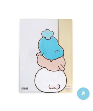 Mother garden しろたん A4クリアファイル 3点セット 《顔ぼんつみつみ/数学/みんなでぴょこ》 -