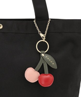 TOCCA 【chayさん着用・3/22(日)までの完全受注生産】PIECE OF MY ESSENCE CUSTOMIZED BAG カスタマイズ バッグ ブラック×チェリー