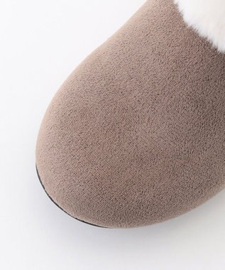 ANY KIDS リボンフェイクファーブーツ ブラウン