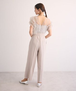 Green Parks ・Ｒａｉｌｍｅ　チュールフリルオールインワン Gray