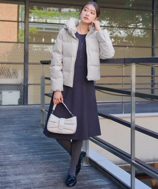 Tiaclasse 【安田美沙子さん着用・新色追加】シームレスダウンコート グレー