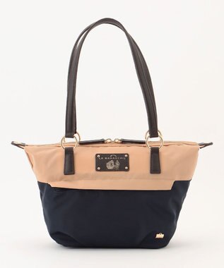 LA BAGAGERIE ウォータープルーフナイロン　2WAYハンドバッグ ベージュ