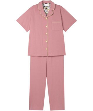 une nana cool 【綿100％】40ハイゲージ天竺半袖パジャマ MADE WITH LIBERTY FABRIC PI