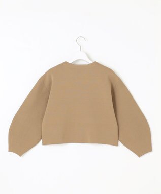 Feroux 【セットアイテム】パフスリーブニット セットアップ キャメル系