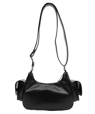 WEGO キラキラチャーム付きベルトショルダー ブラック