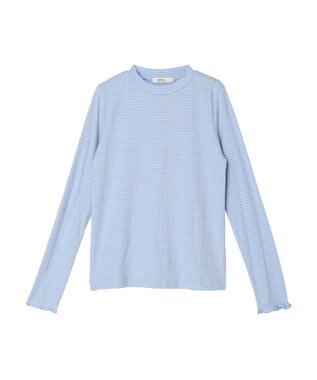 earth music&ecology マイクロボーダーリブプルオーバー