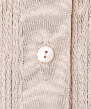 自由区 【カトリエムブーケ】Cotes melangees a la soie ボタンフロントトップス グレー