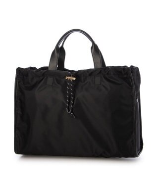 UNBILLION ペルケ perche / ナイロン×牛革2wayパラコードトート ブラック