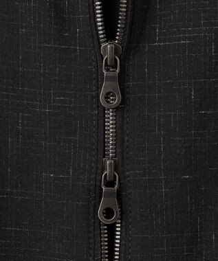 JOSEPH HOMME 【HIGH GRADE LINE】カスリウールワッシャー　ジップアップブルゾン ブラック系