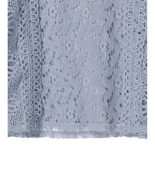 Green Parks ・Ｐｅｔｉｔ　Ｆｌｅｕｒ　イロイロレースブラウス Blue