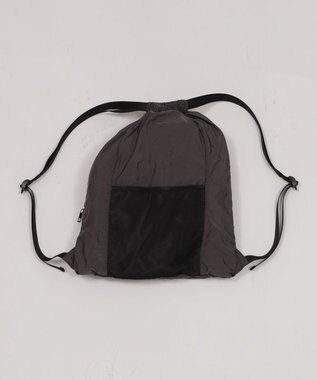 WEGO 【ユニセックス着用ITEM】ポケットデザインナップサック グレー