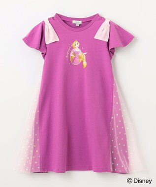 ANY KIDS 【ディズニープリンセス/フローズン】カットソーワンピース ラベンダー（ラプンツェル）