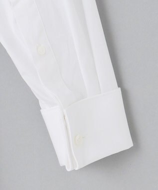 GOTAIRIKU 【WEAR BLACK】ブザム比翼ウィングカラー ドレスシャツ ホワイト系