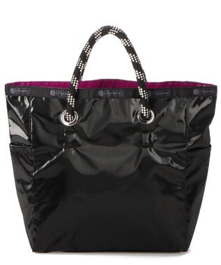 LeSportsac MEDIUM 2 WAY TOTE/２ウェイパープル/ブラックシャイン ２ウェイパープル/ブラックシャイン
