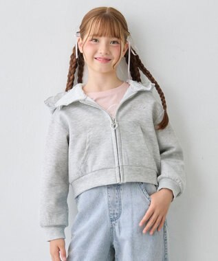 ANY KIDS ムースタッチスウェット フルジップパーカー