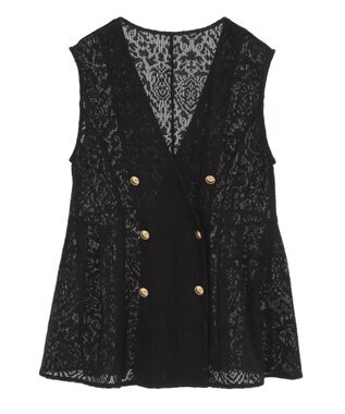 earth music&ecology レースジレ Black