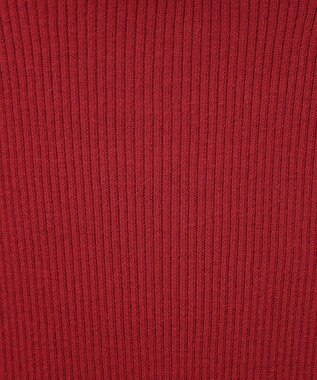 earth music&ecology やわらかタッチタートルネックニットプルオーバー Red